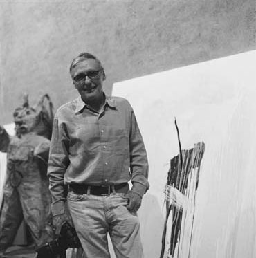 Dennis Hopper in Taos NM art studio - Celebrity Photographs